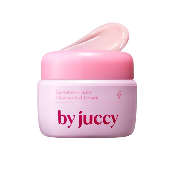 BY JUCCY Gooseberry Juicy Glow-up Gel Cream 55ml باي جاسي كريم يُفتّح لون البشرة 
